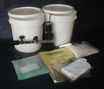 Nickel electroplating kit - 1.5 gallon size