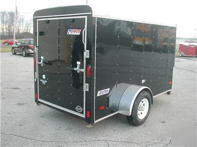 Pace 5X10 enclosed cargo trailer, ramp motorcycle pkg