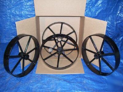  hit and miss antique engine cart wheels 