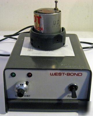  west bond model 1200A heater controller w/ stage 