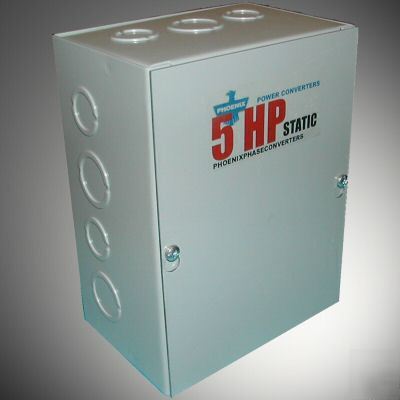 1/4 hp to 3 hp static phase converters