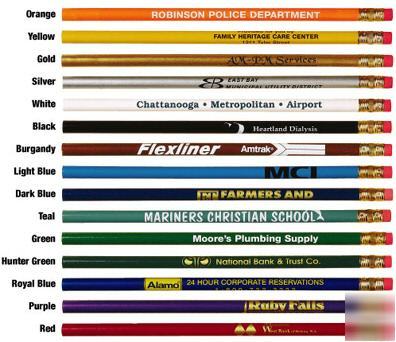 500 promotional pencils ~ customize with your logo 