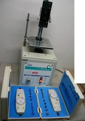 Algol push pull force gauge with test stand sv-57