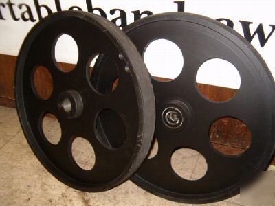 Bandsaw wheels pair 20