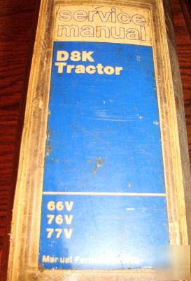 Caterpillar D8K crawler tractor service repair manual