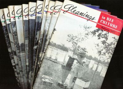 Gleanings in bee culture - 11 issues, 1957