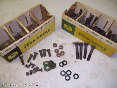 John deere misc plow bolts/lock nuts/washers/screws