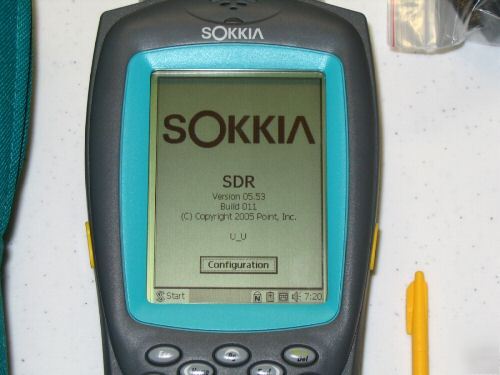 Like new sokkia SDR8100 data collector sdr 8100