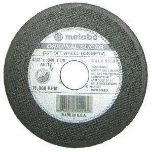 Metabo metal cutoff wheels -- 4 1/2 x .040