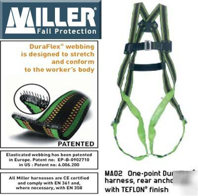 Miller fall arrest duraflex full body harness MA02