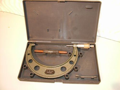 Mitutoyo outside micrometer 5-6 inch .0001 in case 