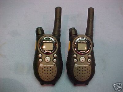 Motorola talkabout T6500 10 mile range two-way radios 