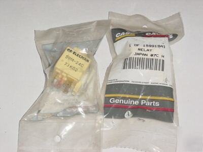 New {2} case backhoe 5 pin relays brand 159919A1