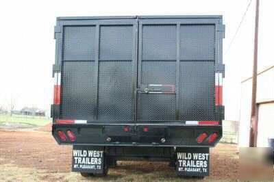 New 20 ft dump trailer gooseneck tandem duals brand 