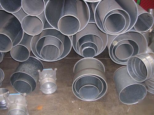 Nordfab qf duct work lot, over 200 feet and 246 pieces