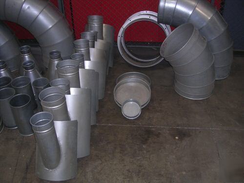 Nordfab qf duct work lot, over 200 feet and 246 pieces