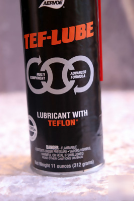 Tef-lube WD40 teflon lubricant machine auto free ship