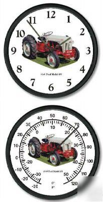 1953 ford jubilee 8NN tractor thermometer clock set