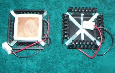 2 tec laser diode cpu coolers thermoelectric module lot