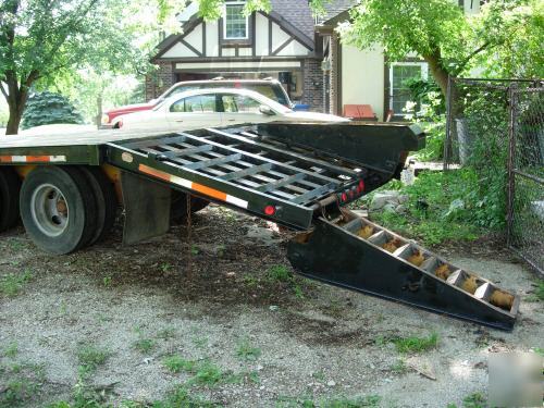 Belshe ts, 22,000# gvw, 29' flatbed equipment trailer