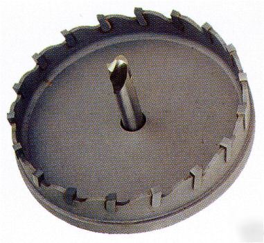 Carbide tipped high speed steel hole saw, 1-3/4