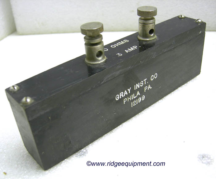 Gray instruments 12199 10 ohm resistor .3 amp