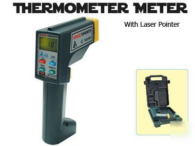 Gun type measure thermometer meter with data memory 