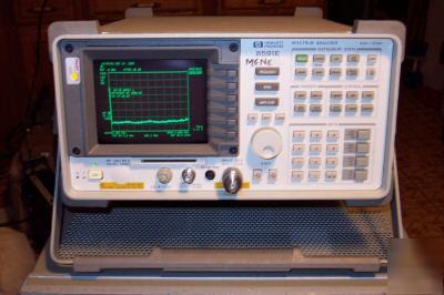 Hp agilent 8591E spectrum analyzer w/ manual hp-ib opt 