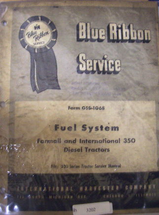 Ih international 350 diesel tractor fuel system manual