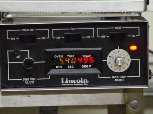 Lincoln impinger 1116 gas conveyor pizza oven propane
