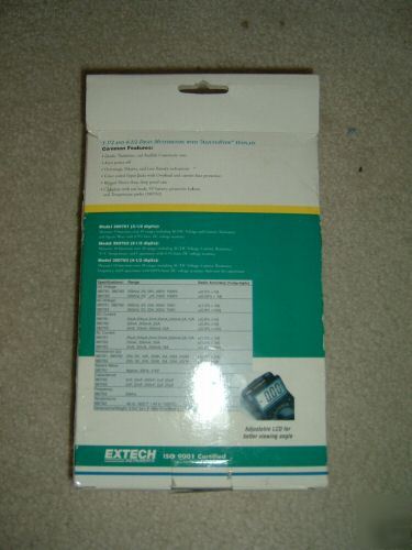 Multifunction voltmeter, original in the box, extech