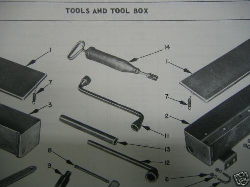Oliver 77, super 77 original parts book repair manual 