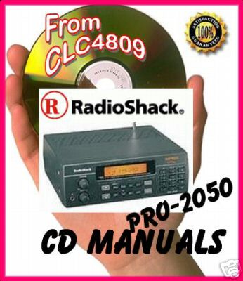 Radio shack pro-2050 cd manual radio scanner PRO2050