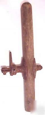 Vintage logging crosscut saw handle