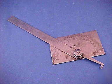 Vintage lufkin no. 891 steel machinist's angle gauge