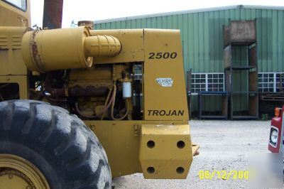 1980 trojan 2500 wheel loader detroit engine runs good