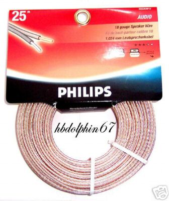 25M 18 gauge philips twin core cable- make a hf dipole 