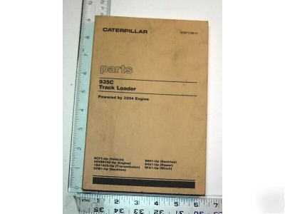 Caterpillar parts book - 935C track loader - 
