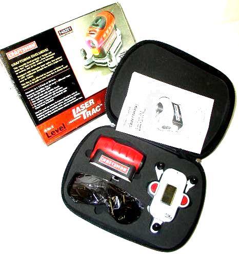 Craftsman laser trac level w/ carrying case 70570