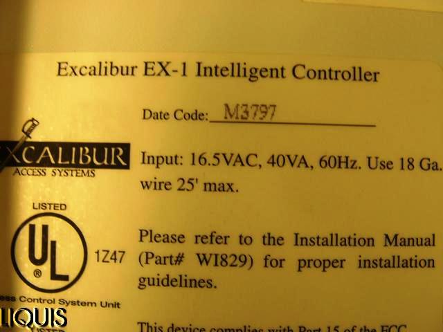 Excalibur systems ex-1 intelligent controller