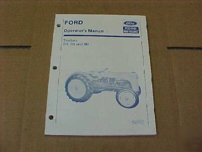Ford 9N 2N 8N operators manual