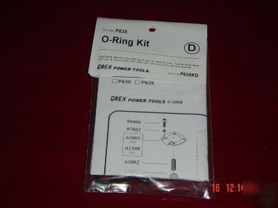 Grex P635 repacement oring kit