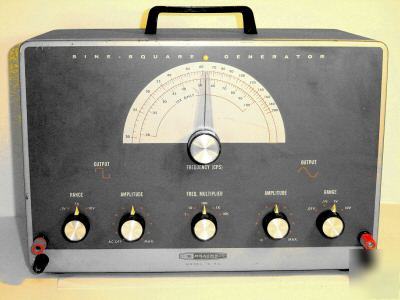Heathkit ig-82 sine-square audio signal generator/exc