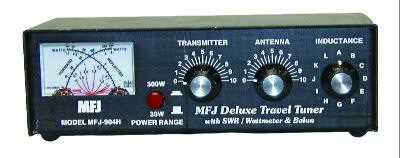 Mfj-904H travel tuner w/4:1BALUN covers 80-10 meters
