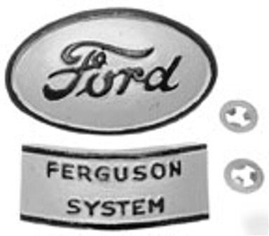 New ford 2N and 9N tractor cast aluminum hood emblem * *