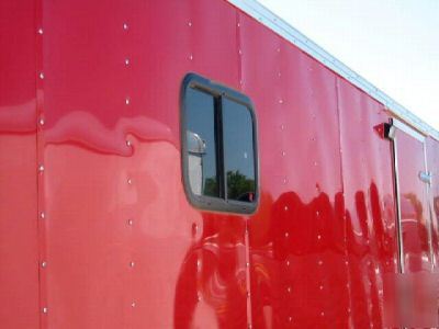 New pace race car cargo enclosed trailer 20' ramp auto