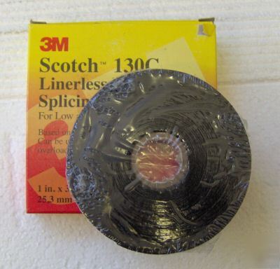 Roll 3M scotch 130C linerless rubber splicing tape 
