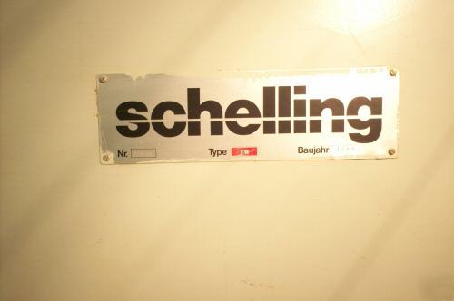 Schelling panel saw fw â€“ 330 (model year 1988)