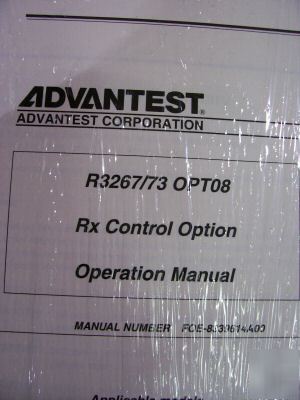 Advantest spectrum analyzer model: R3267/73