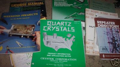 Collection of amatuer radio manuals, books and magazine